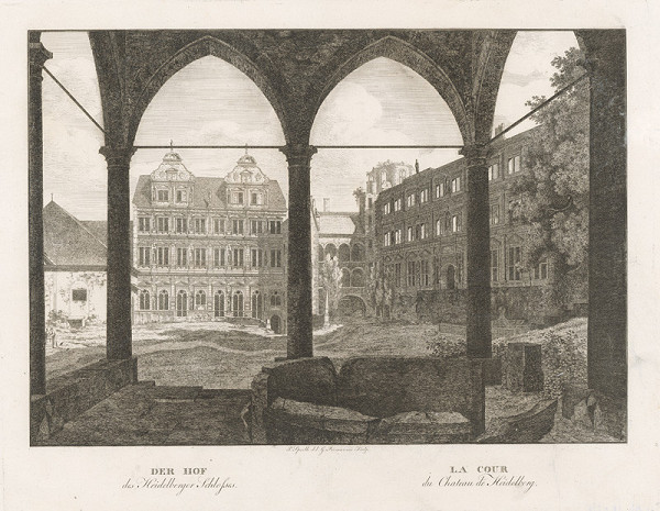 Georg Primavesi, Peter Speeth – Dvor Heidelberského zámku (Nádvorie na zámku Heidelberg) 