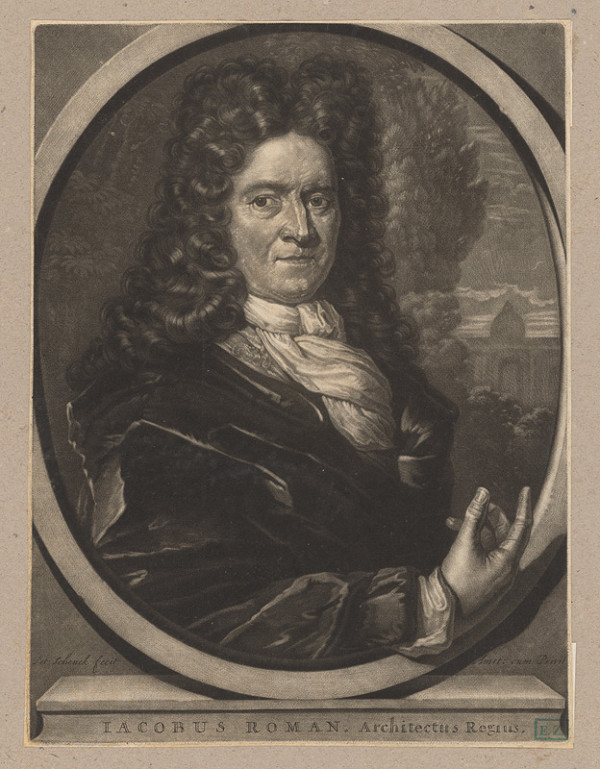 Pieter Schenk – Portrét kráľovského architekta Jacoba Romana