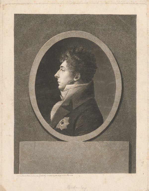 Edme Quenedey – Knieža Hartenberg (Portrét Karla Augusta von Hardenberg) 
