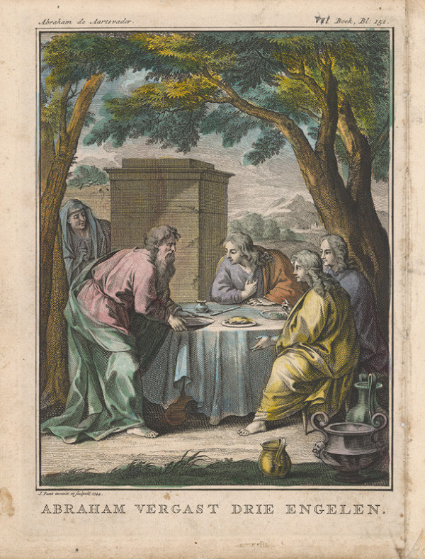 Jan Punt – Abrahám hostí troch anjelov