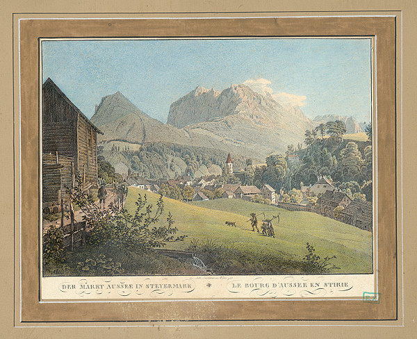 Rakúsky grafik – Alpská krajina