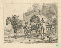 Johann Adam Klein – Povoz (Francúzsky konský povoz) 