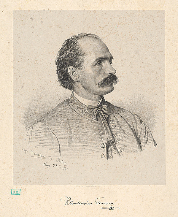 Giuseppe Marastoni – Portrét Františka Klimkoviča