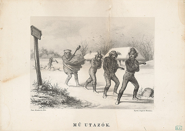 Vojtech Klimkovič – Potulní hudobníci v zime 