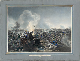 Francúzsky grafik, Gottfried Engelmann, Jean-Charles Langlois – Battle of Vauchamps 