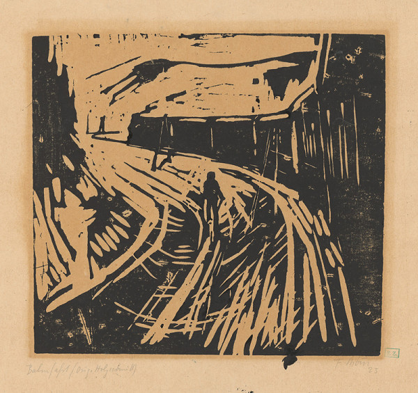 Nemecký grafik – Pri železnici 