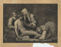 Taliansky grafik, Fra Bartolomeo – Pieta ((Oplakávanie Krista (Pieta so sv. Jánom Evanjelistom a Máriou Magdalénou)) 
