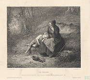 Carl Ernst Forberg, Gesellschaft für Vervielfältigende Kunst, Benjamin Vautier – Matka s dieťaťom v lese (V lese) 