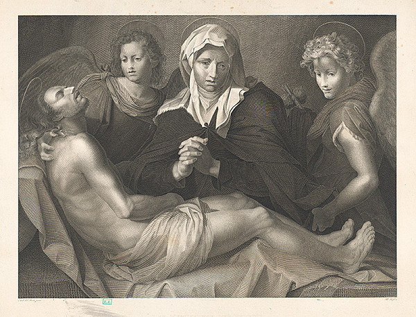 Blasius Höfel, Andrea del Sarto – Pieta (Oplakávanie Krista) 