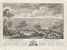 Bernardino Rulli, Francesco la Marra – Pohľad na more ((Pohľad na mesto Pizzo a vibonské vŕšky (Záliv Lamezia v Kalábrii)) 