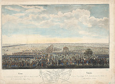 Giuseppe Bramati, Ferdinando Arrigoni – Vojenská prehliadka rakúskej armády (Prehliadka rakúskych cisársko-kráľovských vojsk na planine Medole pod vedením generála Campana) 