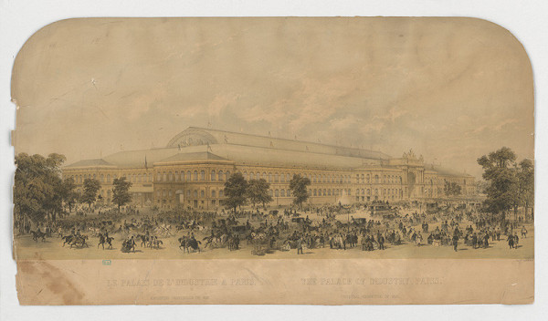 Alfred Guesdon, François Delarue, Adolphe Jean Baptiste Bayot – Priemyselný palác v Paríži (Priemyselný palác na Svetovej výstave v Paríži 1855) 