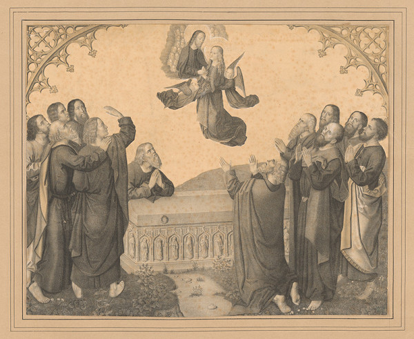 Západoeurópsky grafik – Nanebovzatie P. Márie 