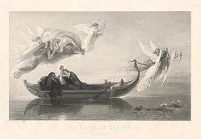 Alfred Joseph Annedouche, Goupil & Cie, Jean François Portaels – Útek do Egypta 