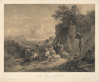 Anton Schrödl, Friedrich Gauermann – Na ceste 