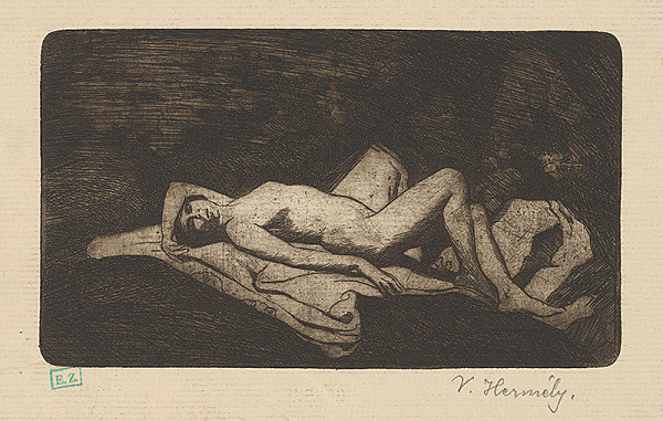 Viktor Hermély – Ležiaci akt 