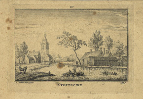 Abraham Rademaker – Overtschie (ilustrácia č. 137 z KABINET van NEDERLANDSCHE en KLEEFSCHE OUTHEDEN) 