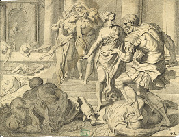 Theodor van Thulden, Francesco Primaticcio – Trest Penelopiných sluhov (zo série De werken van Odysseus) 