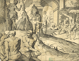 Theodor van Thulden, Francesco Primaticcio – Odyseus v krajine Kyklopov (zo série De werken van Odysseus) 