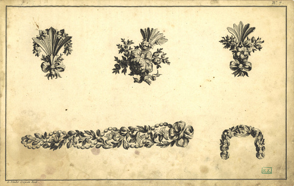 L. van den Cruycen – Nouveau Livre de desseins contenant les Ouvrages de la Joaillerie, N.7 