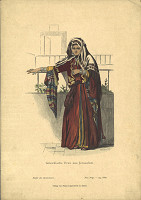 Xylographische Anstalt von Richard Henkel, Heinrich Karl Anton Mücke – Grécka žena z Jeruzalema (Lipperheide´s Blätter für Costümkunde, Neue Folge, 194. Blatt) 