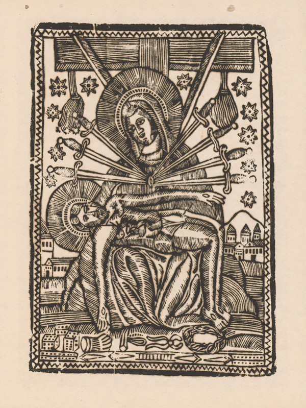 Slovenský grafik z 1. polovice 19. storočia – Pieta 
