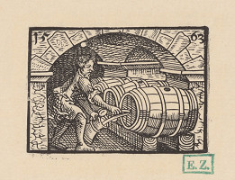 Grafik z okolia tlačiarne Nicolausa Knorra – Pivnica 