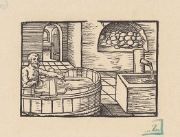 Grafik z okolia tlačiarne Nicolausa Knorra – Kúpeľ 