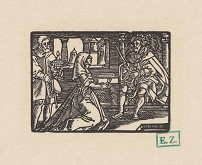 Kopisti, Hans Brosamer – Vdova po zemanovi odovzdáva kráľovi jeho klenoty 