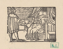 Kopisti, Hans Brosamer – Rozhovor cisára a kráľovnej v spálni 