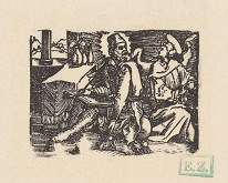 Kopista, Hans Sebald Beham – Svätý Matúš Evanjelista 