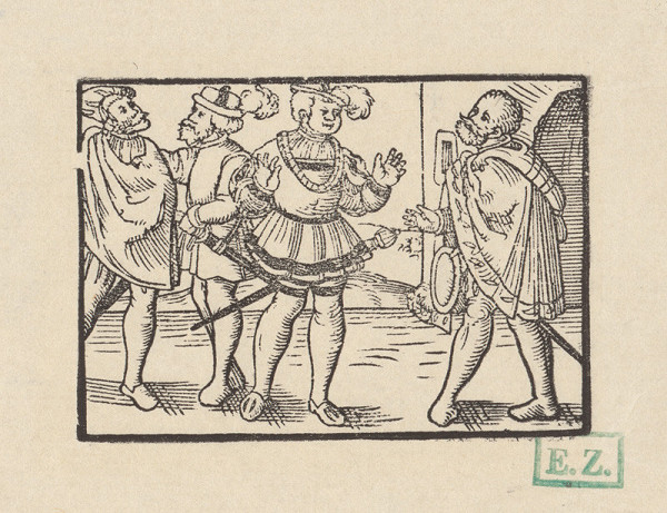 Kopisti, Hans Brosamer – Rytier Peter v dvorskej spoločnosti Magelóninho otca 