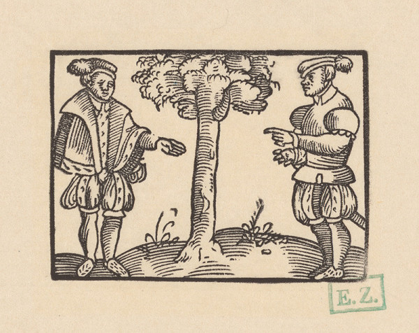 Rutinný kopista – Dvaja rytieri sa rozprávajú pod stromom