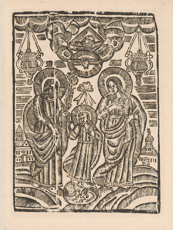 Slovenský grafik z 1. polovice 19. storočia – Svätá rodina