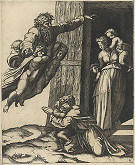 Marcantonio Raimondi, Alfred Stix, Raffael – Boh káže Noemovi vystaviť archu (Boh sa zjavuje Noemovi po skončení potopy) 