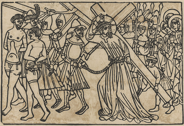 Nemecký grafik z konca 14. a začiatku 15. storočia – Nesenie kríža