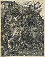 Albrecht Dürer – Rytier, smrť a čert 