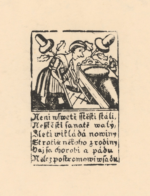 Slovenský grafik z 18. storočia – Hracia karta