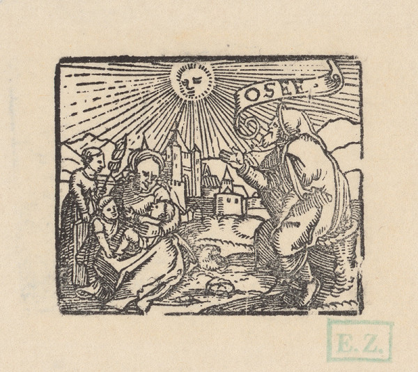 Anonymný ilustrátor Biblij Cžeskej – Prorok Ozeáš 