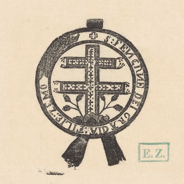 Remeselný xylograf – Pečať kráľovnej Feneny 1276-1295, od roku 1290 manželky Ondreja III.