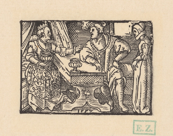 Kopisti, Hans Brosamer – Andolsiov rozhovor s kráľovskou dcérou Agripinou 