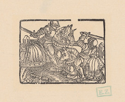 Kopisti, Hans Brosamer – Zápas -tjost- dvoch rytierov 