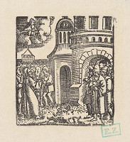 Grafik, Hans Springinklee, Erhard Schön – Kristus prikazuje milovať Boha a bližného 