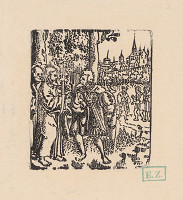 Grafik, Hans Springinklee, Erhard Schön – Kristus a bohatý mladík 