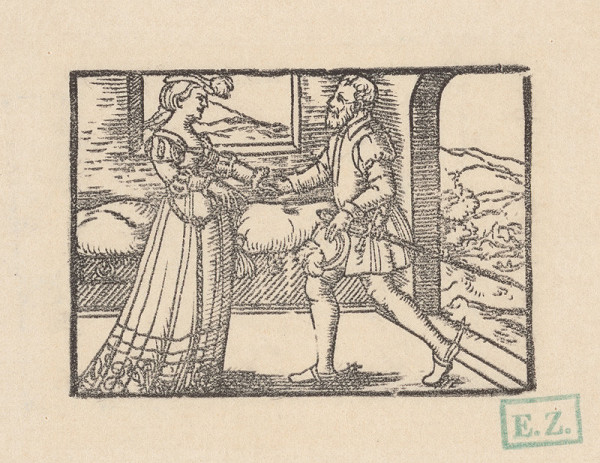 Kopisti, Hans Brosamer – Fortunátovo lúčenie s manželkou Kasandrou 