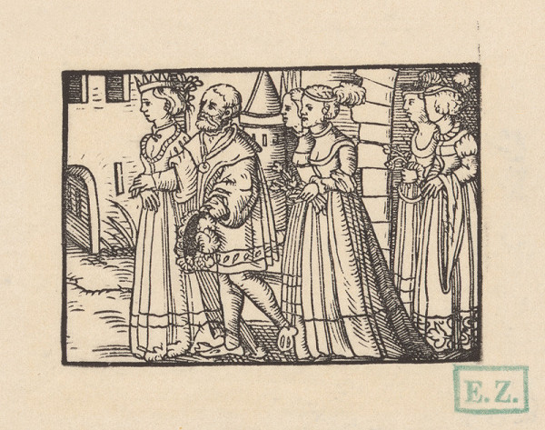 Kopisti, Hans Brosamer – Svadobný sprievod kniežaťa Valtera a Grizeldis ? 