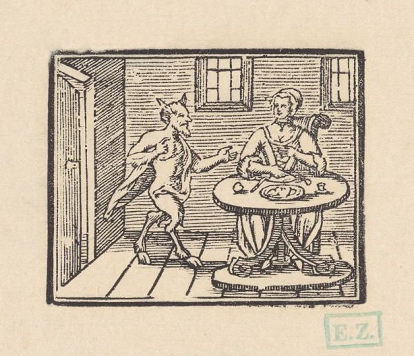 Ilustrátor kníh Juraja Fándlyho, Václav Jelínek – Diabol a žena 