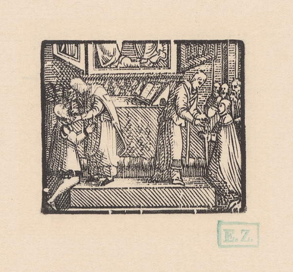 Remeselný grafik – Prijímanie chleba a vína 