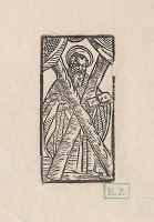 Provinčný grafik preberajúci ikonografický program, Erhard Schön, Hans Springinklee – Svätý Ondrej apoštol 