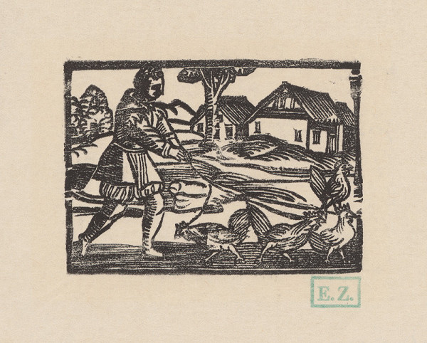 Norimberskí kopisti frankfurtského vydania Dyl Vlenspiegel – Ako Eilenšpígel vracal ukradnuté sliepky